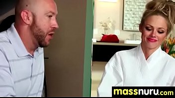 Nuru massage ends with a hot shower fuck 19