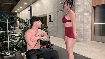 Passionate sex with a stranger after the gym danner mendez and iris rodriguez