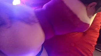 Doble creampie a hotwife puta latina colombiana con cameltoe gigante leche de la boca a las tetas 3