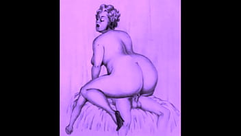Vintage erotic drawings