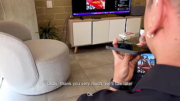 Milf y rubia colombiana de tetas redondas se folla la enorme verga de su empleado carla morelli y naty delgado cabalgan una polla