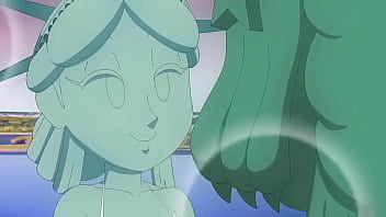 Hot steatue of liberty