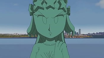Hot steatue of liberty
