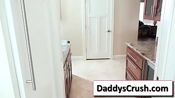 Sexy sluty teen do lovely feetjob on camera