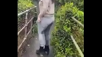 Lovely day for a walk #publicpee #wetting