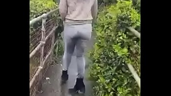 Lovely day for a walk #publicpee #wetting