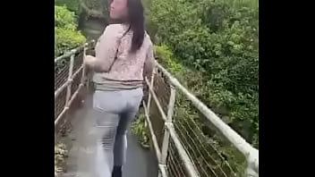 Lovely day for a walk #publicpee #wetting