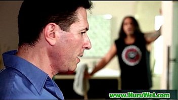 Sexy masseuse give amazing nuru massage 24