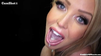 Omg those tits on you alure are insane now swallow