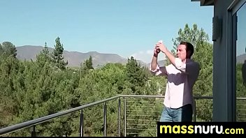 Sexy body gets a happy ending massage 25