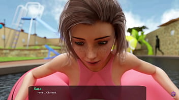 Little step sister gives me blowjob in public pool 3d hentai animated porn milfy city