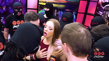 Teaser ggg her first time at ggg and the studio is full of men