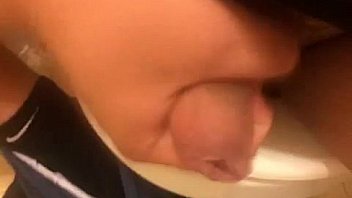 Uncut cock masturbation