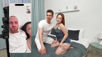 Friends start zoom call ends with massive group sex live stream