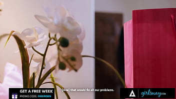 Big tits milf gets dped by horny gf