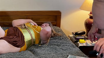 Mature star wars cosplay princess sucks off darth vader