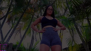 Strong woman giantess