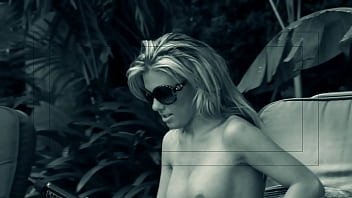 Outdoors in the sun we find aubrey adams rubbing herself and fucking too sqf