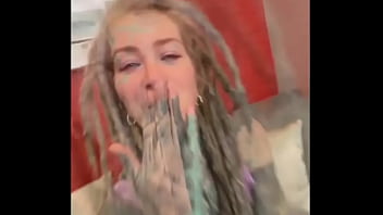 Its i dont drink see the first part of the video i was a dancer for the carneval and i saw