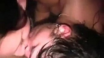 Two horny girls devour a dick