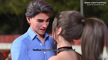 Freshwomen beautiful young girlfriend babe with a big ass gives blowjob and gets fucked doggystyle in car on a public street he creampies her tight pussy 3d animated porn game part #11