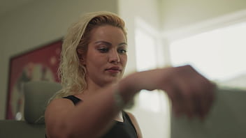 Blonde bombshell gets all her holes stretched by massive cock