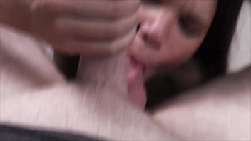 Leala white she sucks old cock pov