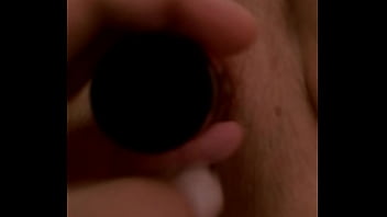 Ex wife playing with her rabbitt she soaks the bed