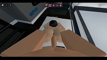 Horny white girl takes my dick inside of roblox condo