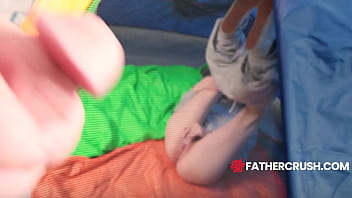 Camping inside step daughter's pussy