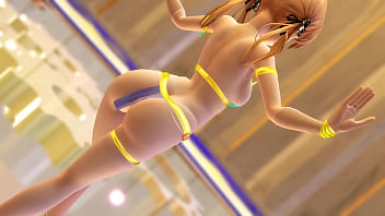 Twintails girl shaking her ass mmd by ariak