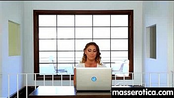 Teen eats milf pussy at oily threesome 26