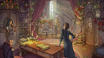 This elf made me nut on her face