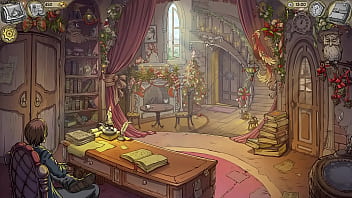 This elf made me nut on her face