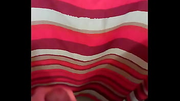 Rubbing big cock for huge cumshot