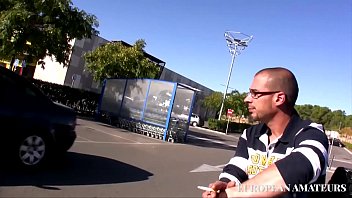 Blowjob in the car and fucked outdoors