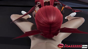 Shermie red succubus halloween 3d hentai animation – blowjob handjob service & hardcore deepthroat mouth fuck in honey select 2