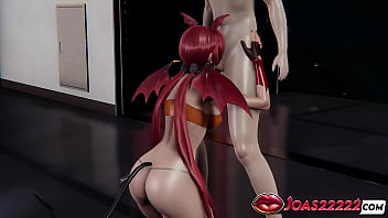 Shermie red succubus halloween 3d hentai animation – blowjob handjob service & hardcore deepthroat mouth fuck in honey select 2