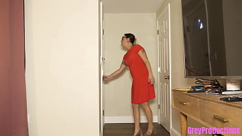 Fucking my student while my step son spies on us