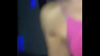 Blow job and cum with her pink toy