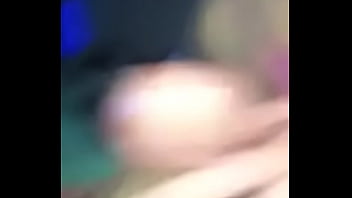 Blow job and cum with her pink toy Blow job and cum with her pink toy