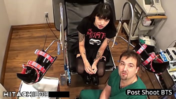 Slut gets mandatory hitachi orgasms from doctor tampa judas