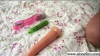 Dixie belle hot girl masturbates with crazy things as sex toys mov 07