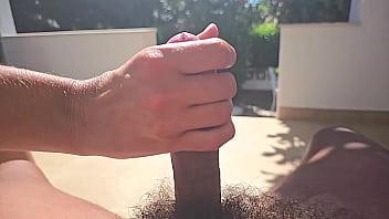 Hand job super slow mo