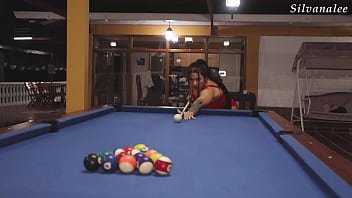 Milf and young man colombian whore gets her cue and balls stuffed hard on the pool table brian evansx
