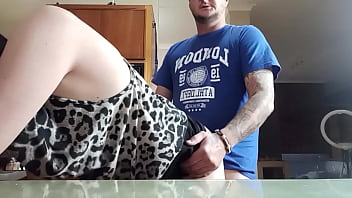 Fucking my slut in kitchen before proposing marriage