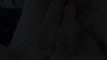 Bigass euro rides cock after footfetish