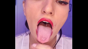 Sucking and masturbate the dildo thinking is your cock claudia bavel