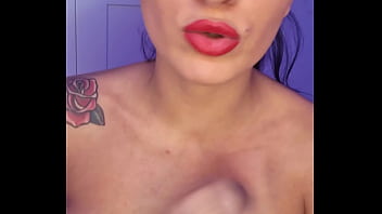 Sucking and masturbate the dildo thinking is your cock claudia bavel