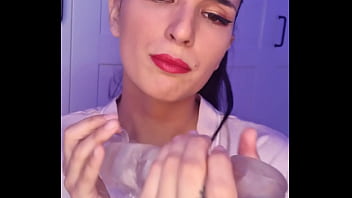 Sucking and masturbate the dildo thinking is your cock claudia bavel